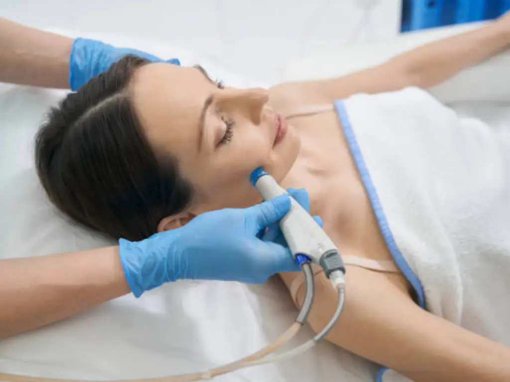 wie man die Hydrafacial-Maschine benutzt