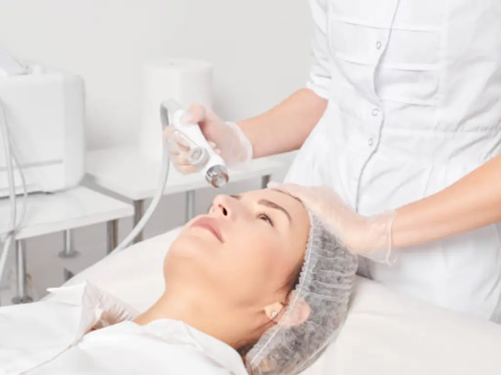 Sauerstoff-Gesichtsbehandlung