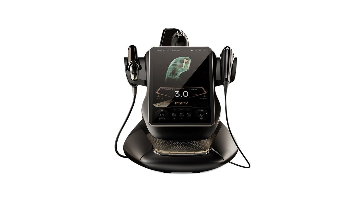 3 in 1 HIFU machine with RF and microcurrent for face and body