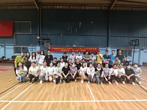 Badmintonwedstrijd